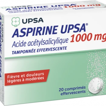 Aspirin Upsa 1000 mg 20 effervescent tablets