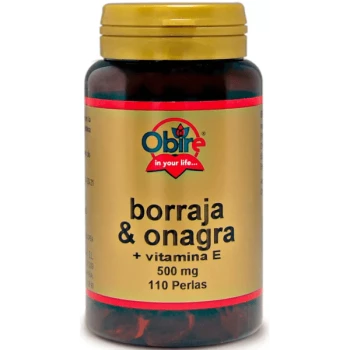 Obire Borage, Evening Primrose and Vitamin E 500 mg 110 Pearls