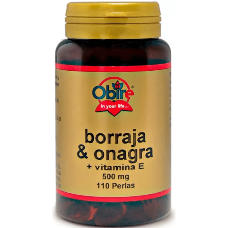 Obire Borage, Evening Primrose and Vitamin E 500 mg 110 Pearls