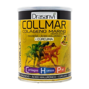 Collmar Colágeno Marino y Curcuma 300 gr Sabor Vainilla