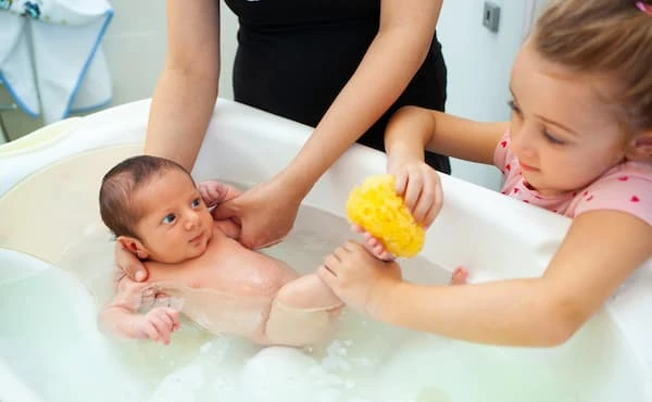baño diario bebe