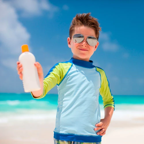 uso de protectores solares