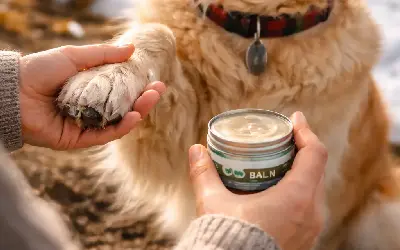 Cuidado de patas en perro